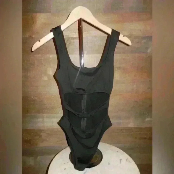 Black body suit with cutouts - S - Picture 1 of 3